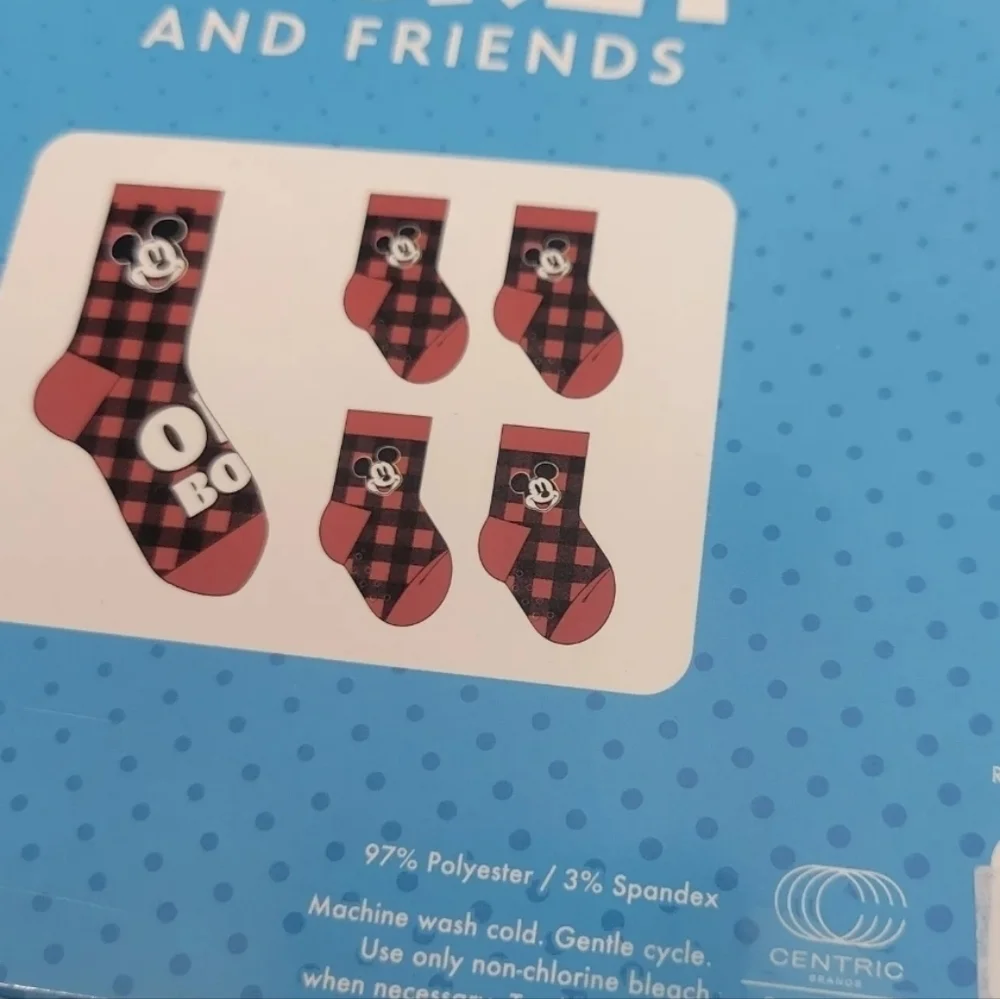 Matching pet owner sock set